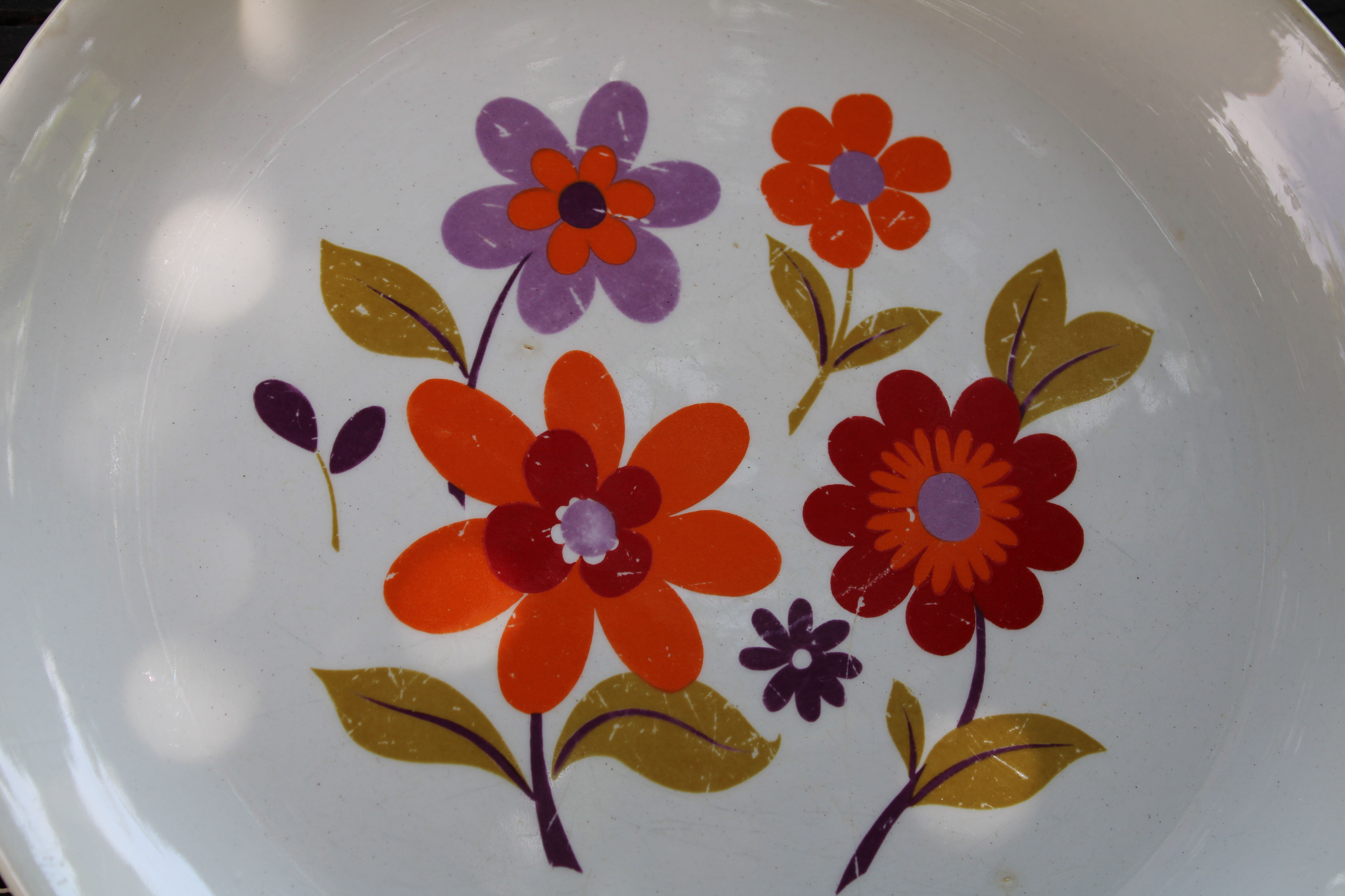 Assiettes plates Moulin des loups années 70