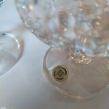 Cut crystal digestive glasses