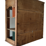 Old country window in walnut