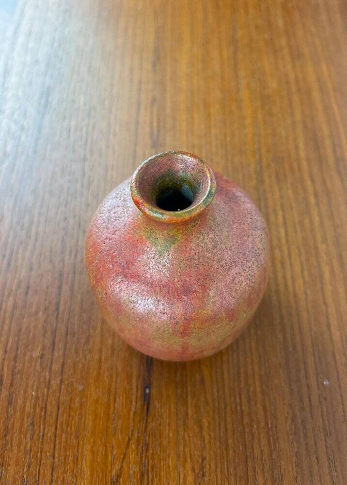 Mid-Century German Brutalist Studio Pottery Vase by Lu and Gerd Grove, 1968