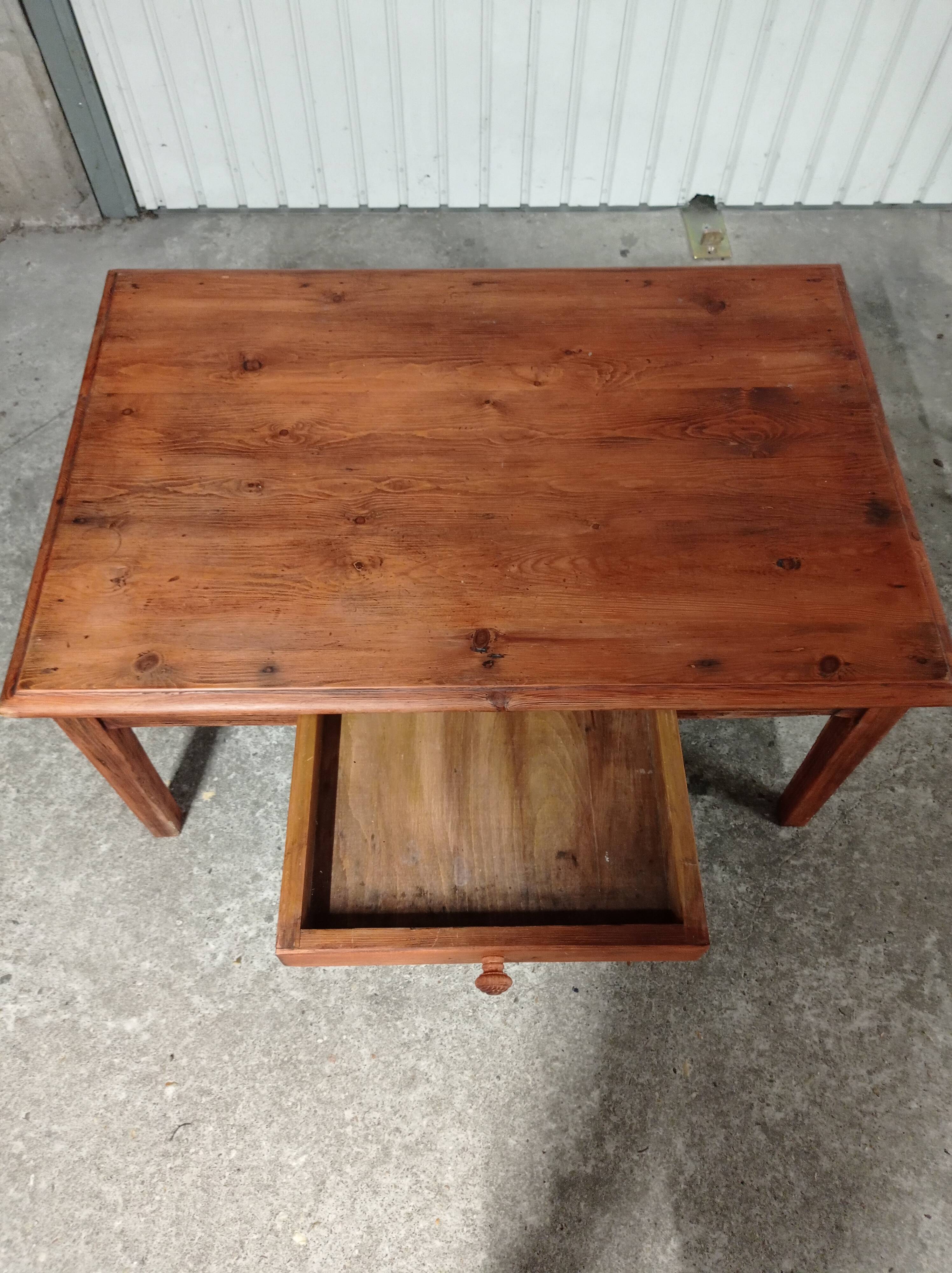 Wooden coffee table