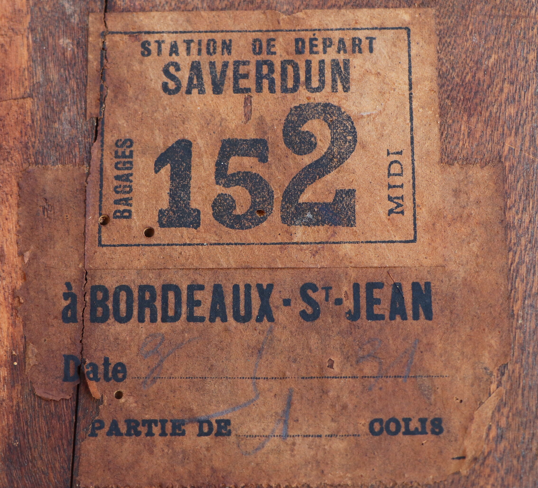 Bureau époque Directoire - bois naturel