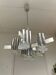 Design chandelier SCIOLARI . Vintage lamp 70s space age