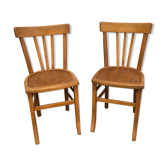 Pair of wooden chairs