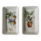 2 small Villeroy & Boch dishes, naturalist decor