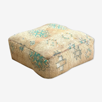 Pouf kilim marocain