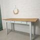 Table de ferme 2 tiroirs