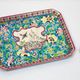 Plateau Longwy in cloisonné enamels, 1887 – Swallow decoration