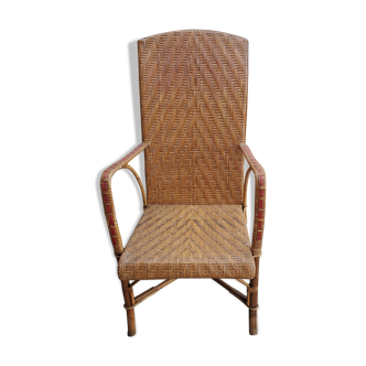 Wicker armchair