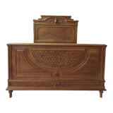Louis XVI walnut bed