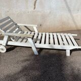 Chaise longue bois