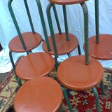 Lot of 8 stools