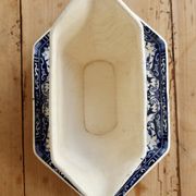 Saucière ancienne terre de fer Longchamp modèle Rouen XIXe