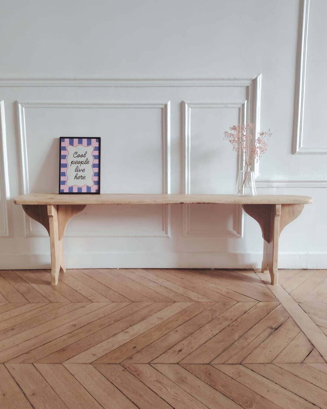 Renovated antique bench, 1930s-1950s