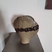 Ancien grand vase céramique grès brutaliste odile pichon années 60