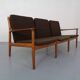 Teak Three-Seater Sofa by Svend Aage Eriksen for Glostrup, 1960s