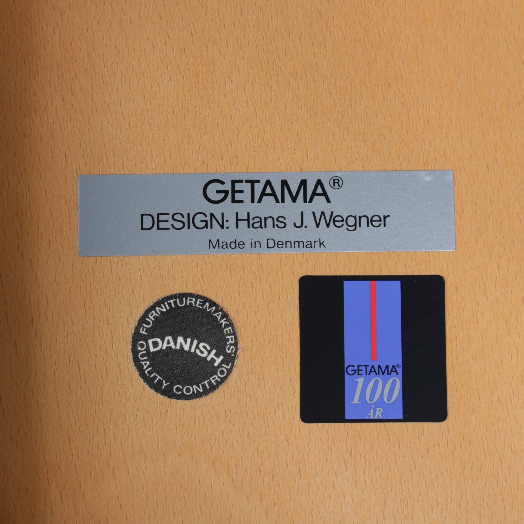 1970s “GE 460” chair by Hans J. Wegner for Getama, Denmark