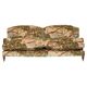 Canapé George Smith Signature Scroll Arm en velours