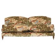 George Smith Signature Scroll Arm Velvet Sofa