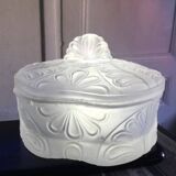 Art Deco Molded Glass Candy Box / Powder Box – Palmette