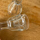 Pair of liqueur glasses 1900 known as "trompe couillon"