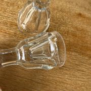 Paire de verres à liqueur dit « trompe couillon », 1900