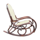 Rocking-chair in curved wood