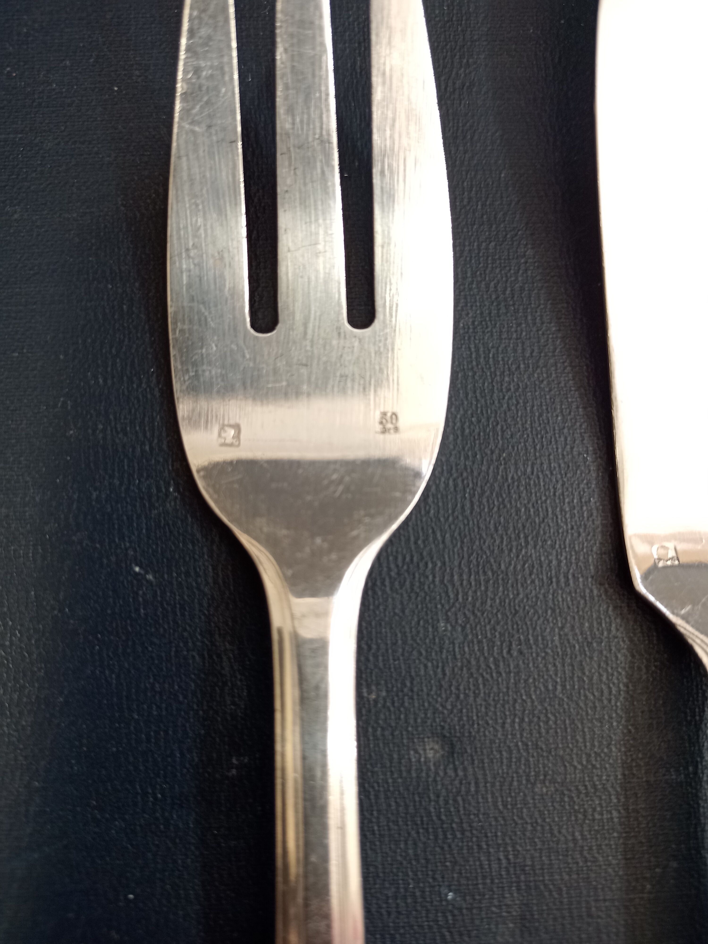 Fish service of 12 seats and covered ercuis service