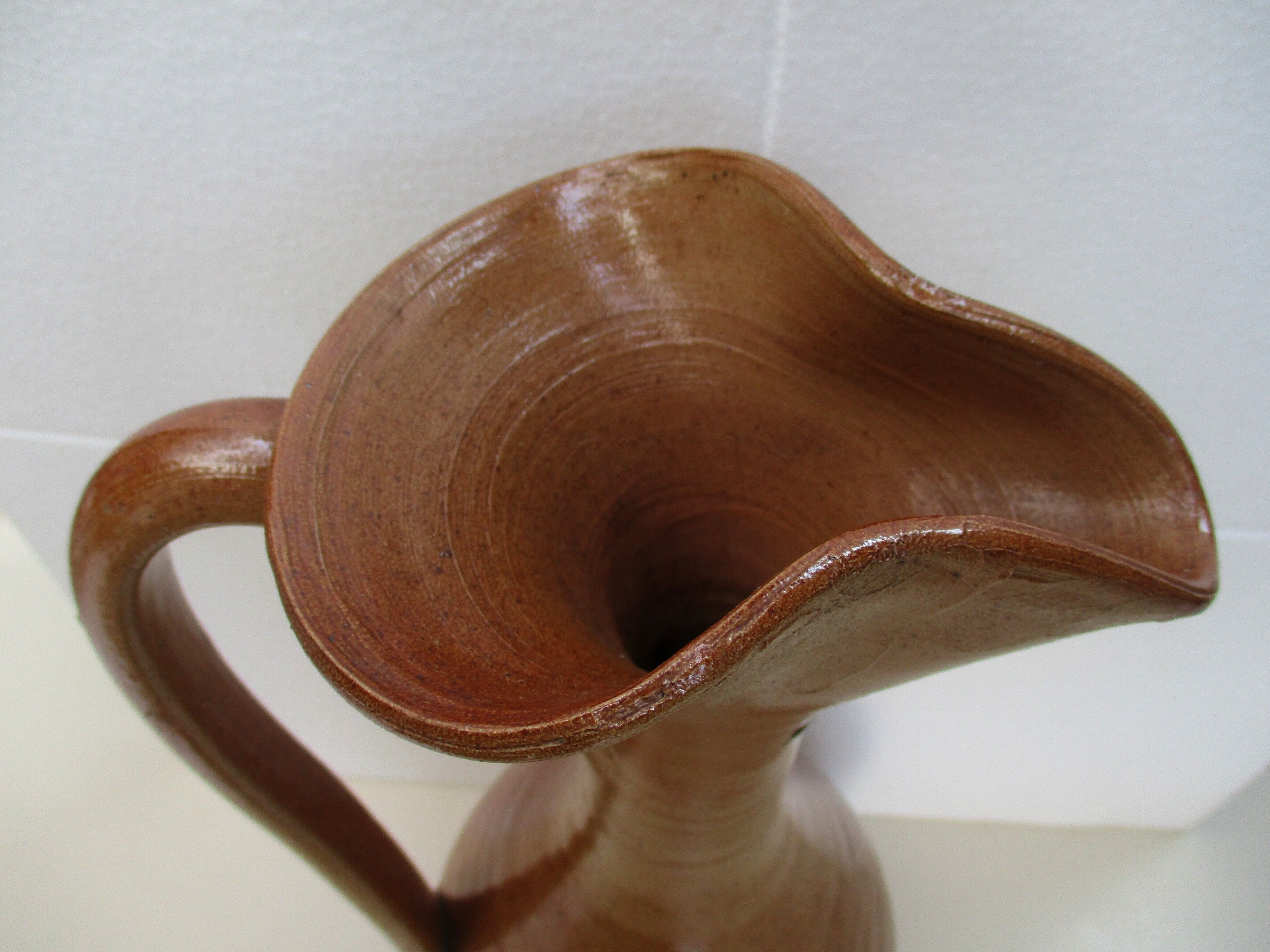 Large pitcher pitcher broc of the smence Georges Pougues the waters