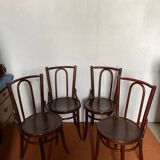 Suite de 4 chaises bistrot
