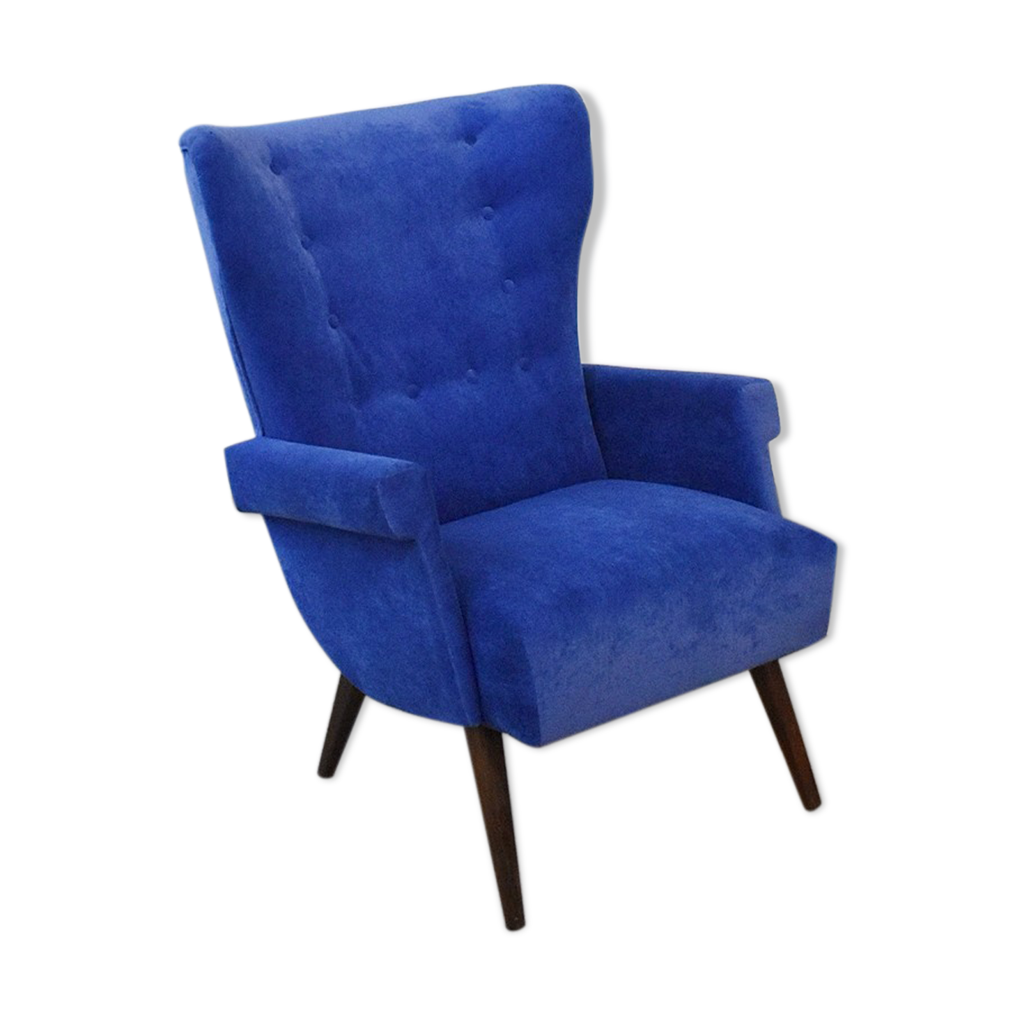 Austrian wingback armchair