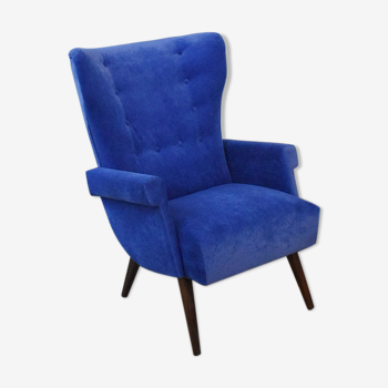 Austrian wingback armchair