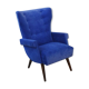 Austrian wingback armchair