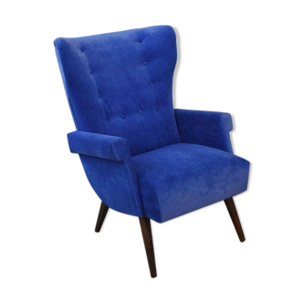 Austrian wingback armchair