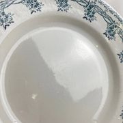 Set de 4 assiettes plates St Amand, vers 1930