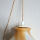 Murano style honey globe portable lamp 1970