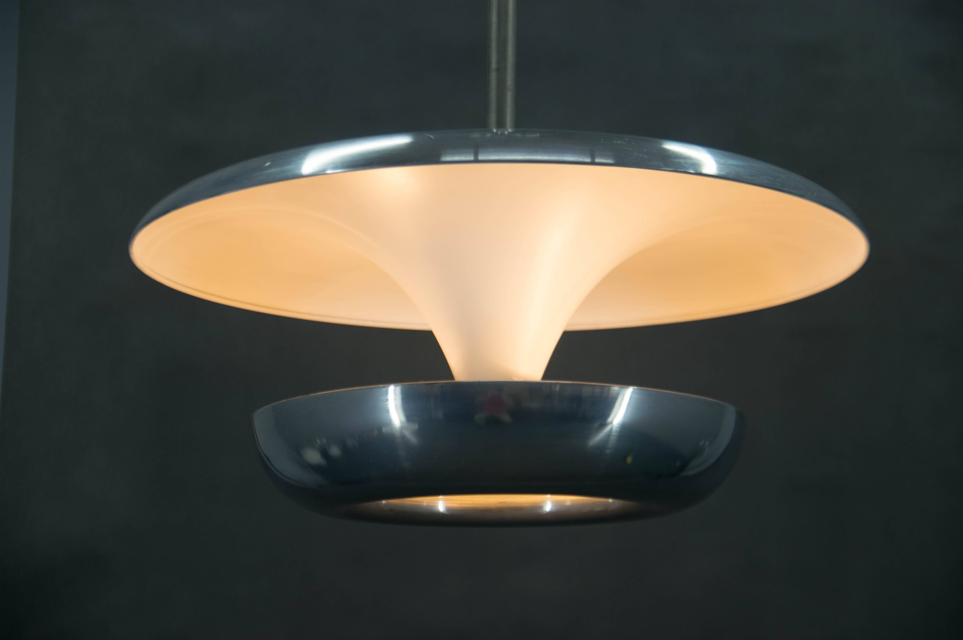 Large Bauhaus Chandelier by IAS, 1920s