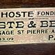Lit corbeille Louis XVI en acajou estampillé L'Hoste & Bernel à Paris