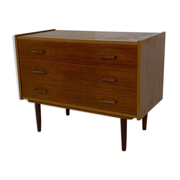 Commode scandinave en teck 1950s