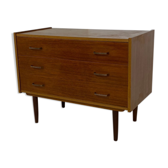 Commode scandinave en teck 1950s