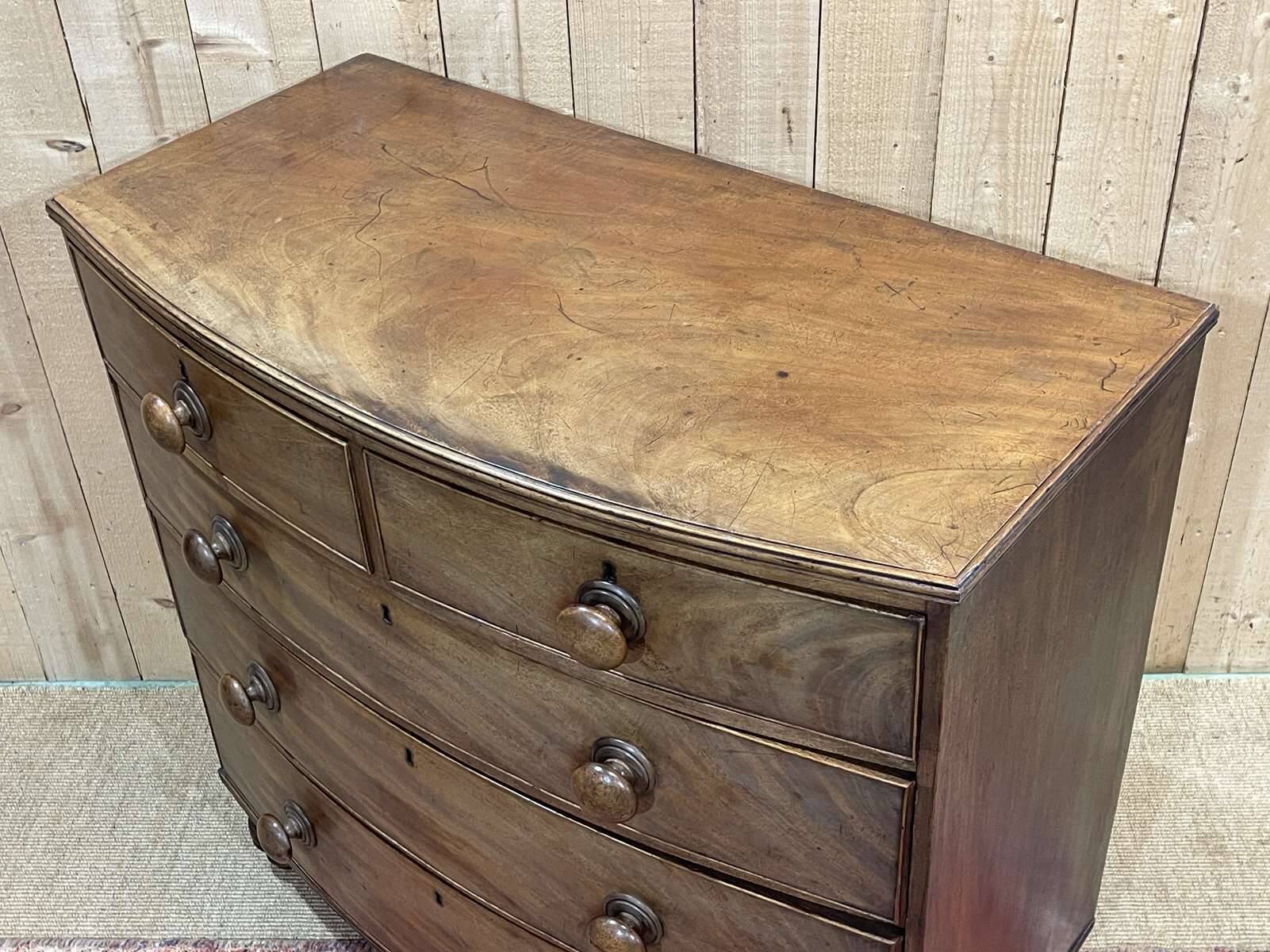 19th century Victorian mahogany chest of drawers