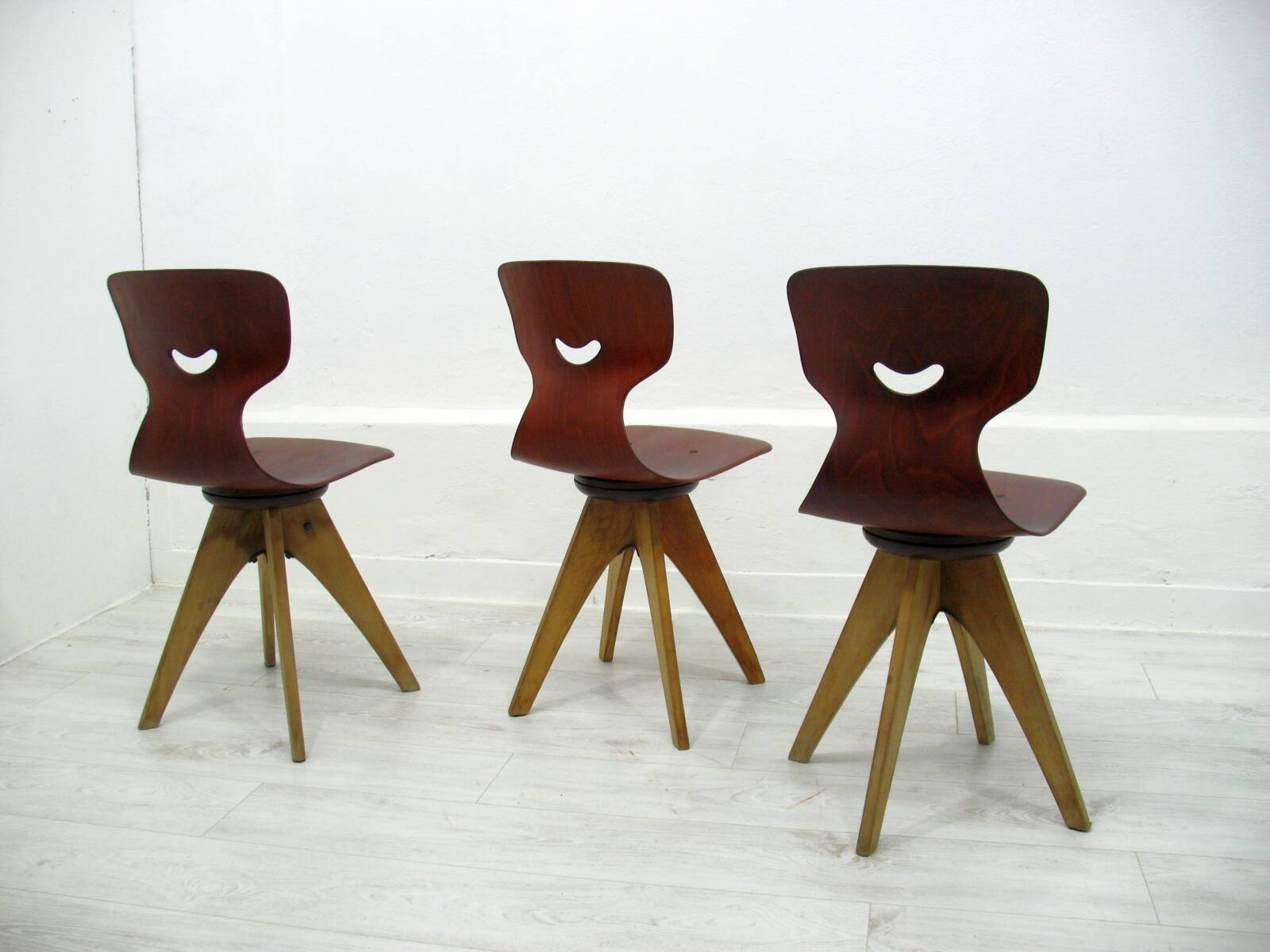 German Side Chair by A. Stegner for Flötotto, 1960s