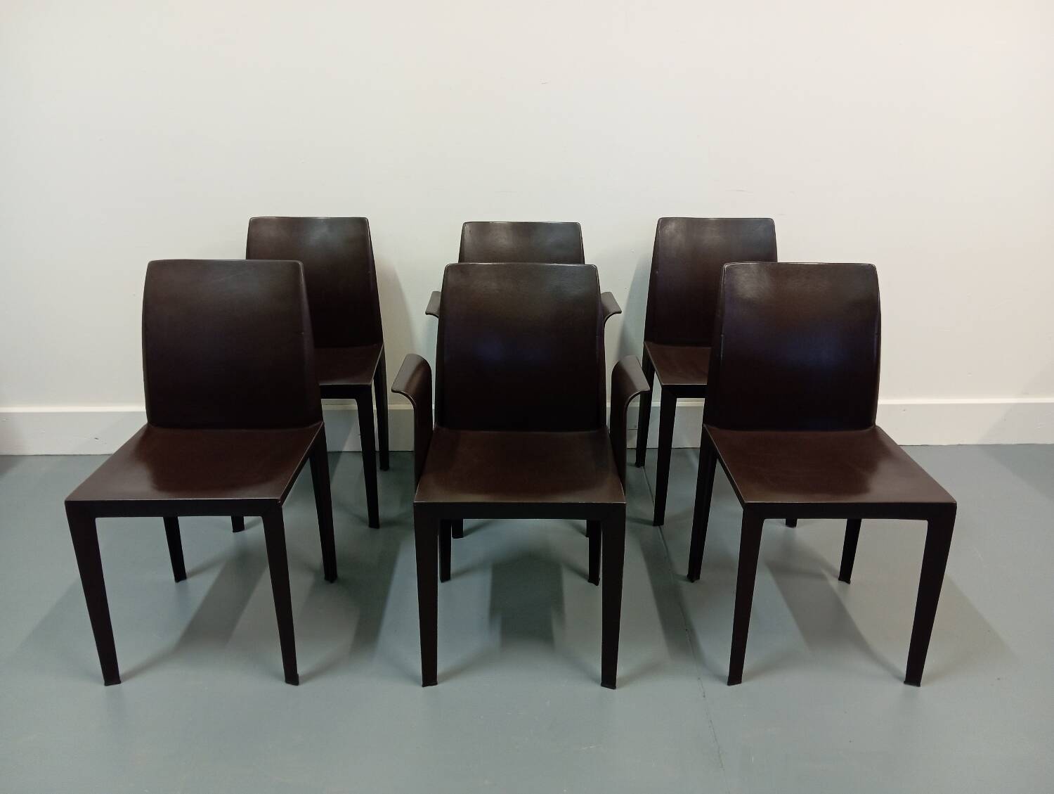 Lola leather chair/armchair designed by Poltrona Frau