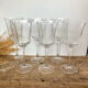 6 "octime" stemmed glasses by Luminarc France