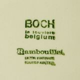 Lot 4 dinner plates Boch Louvière Rambouillet 1966