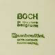 Lot 4 dinner plates Boch Louvière Rambouillet 1966