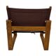 Vintage Børge Jensen Safari Chair Pinewood Denmark 1970s