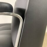Office Chair In Leatherette On Wheels By Vaghi, Italy, 1960s