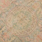 5x9 Soft Vintage Oushak Handmade Area Rug, 145x272 Cm