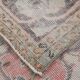 7x10 Vintage Salmon Pink Classic Madallion Turkish Rug, 219x314Cm